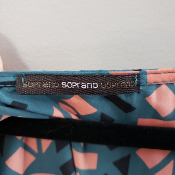 Soprano Geometric Print Summer Dress Size S - Picture 5 of 7